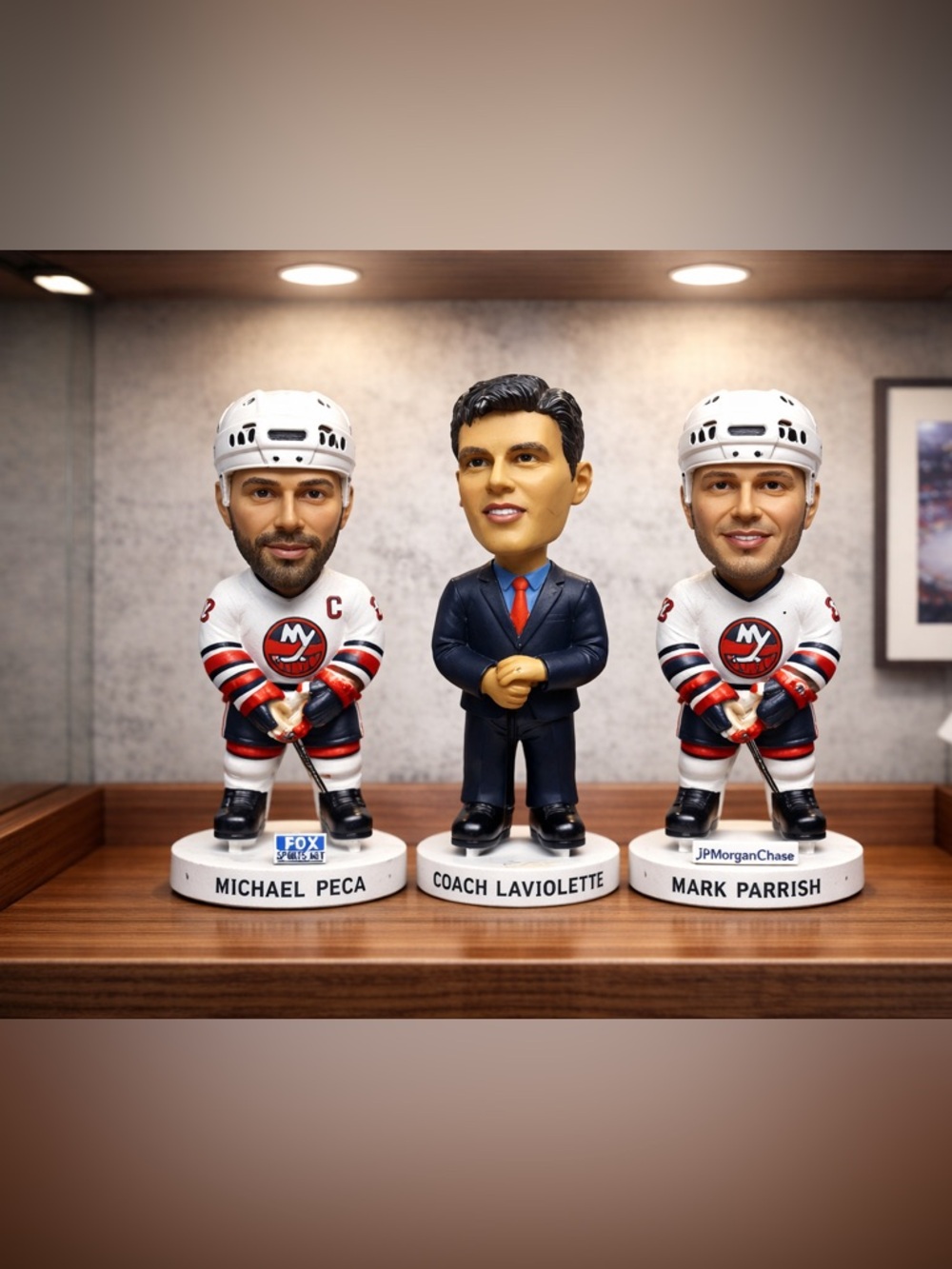 Bobble Dobbles Mark Parrish Michael Peca & Coach Laviolette
